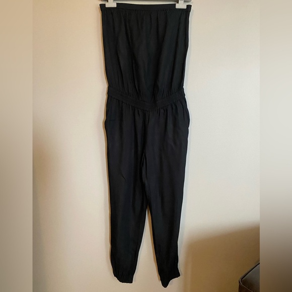 Aritzia Talula Romper Strapless Black Size S - Picture 3 of 5